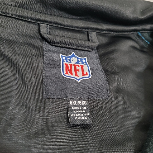 Sold! NFL Official Carolina Panther Track Jacket Full Zip Mens 5XL Big and Tall - Picture 4 of 11